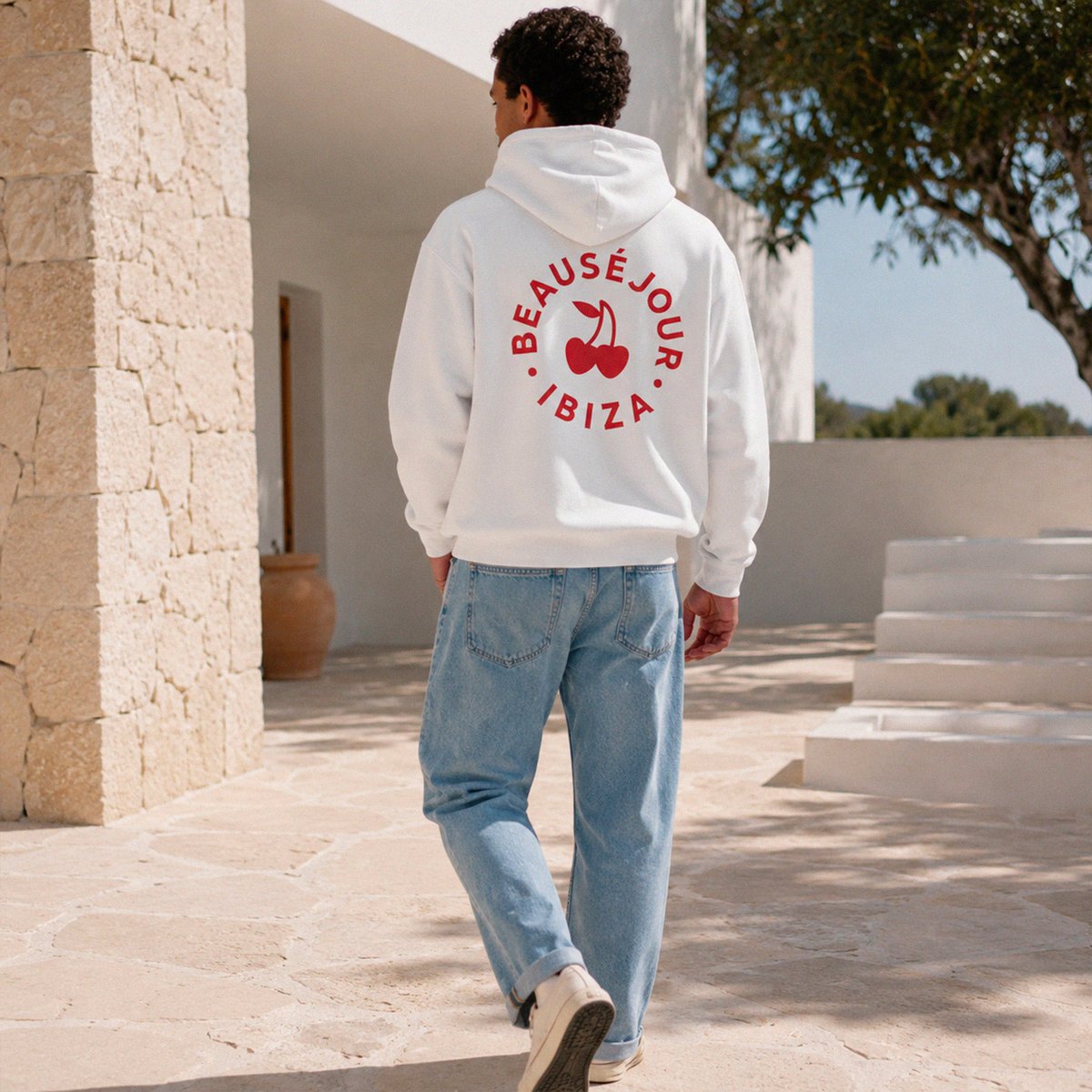 Ibiza Circle-hoodie voor heren