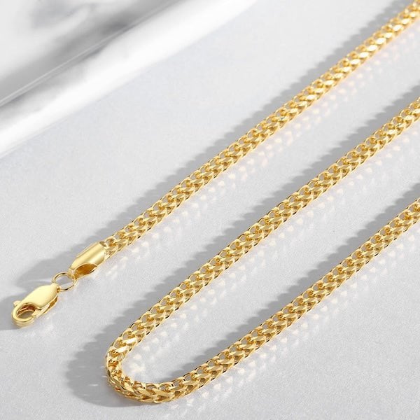 Unisex vossenstaartketting - 2,5 mm breed