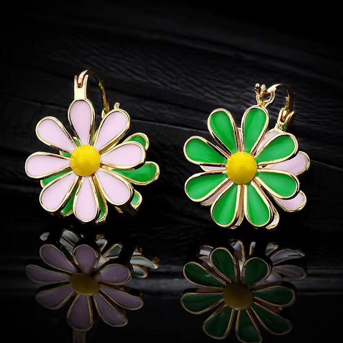 Tweeling Daisy Bloom oorbellen