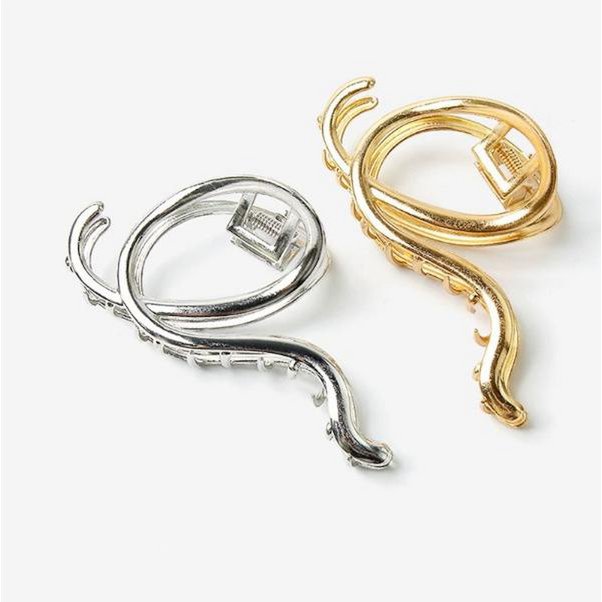 Muzieksnoer grote klauw metalen haarclips
