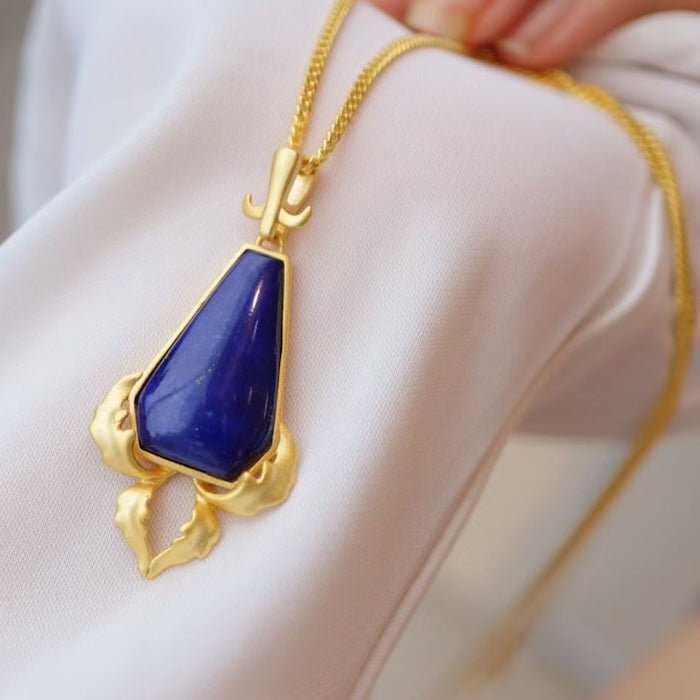 Koninklijk wapen Lapis Lazuli hanger ketting