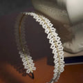 Handgemaakte delicate parels hoofdband