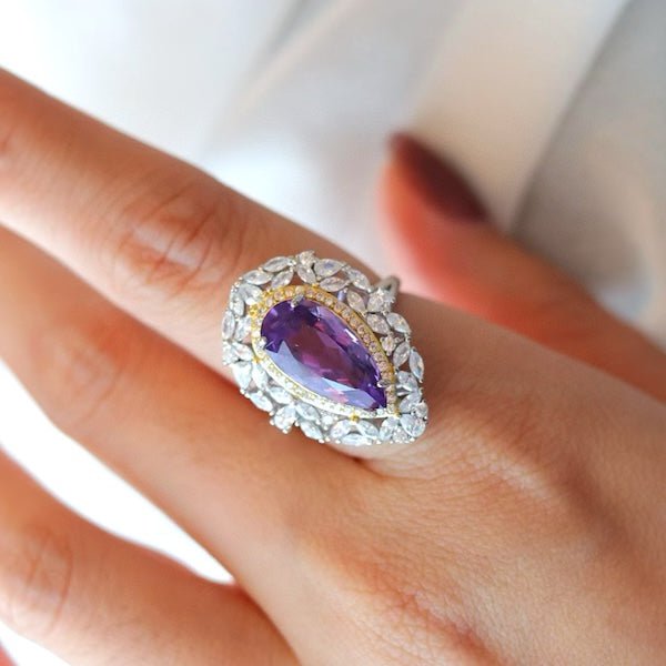 Amethist hertogin ring