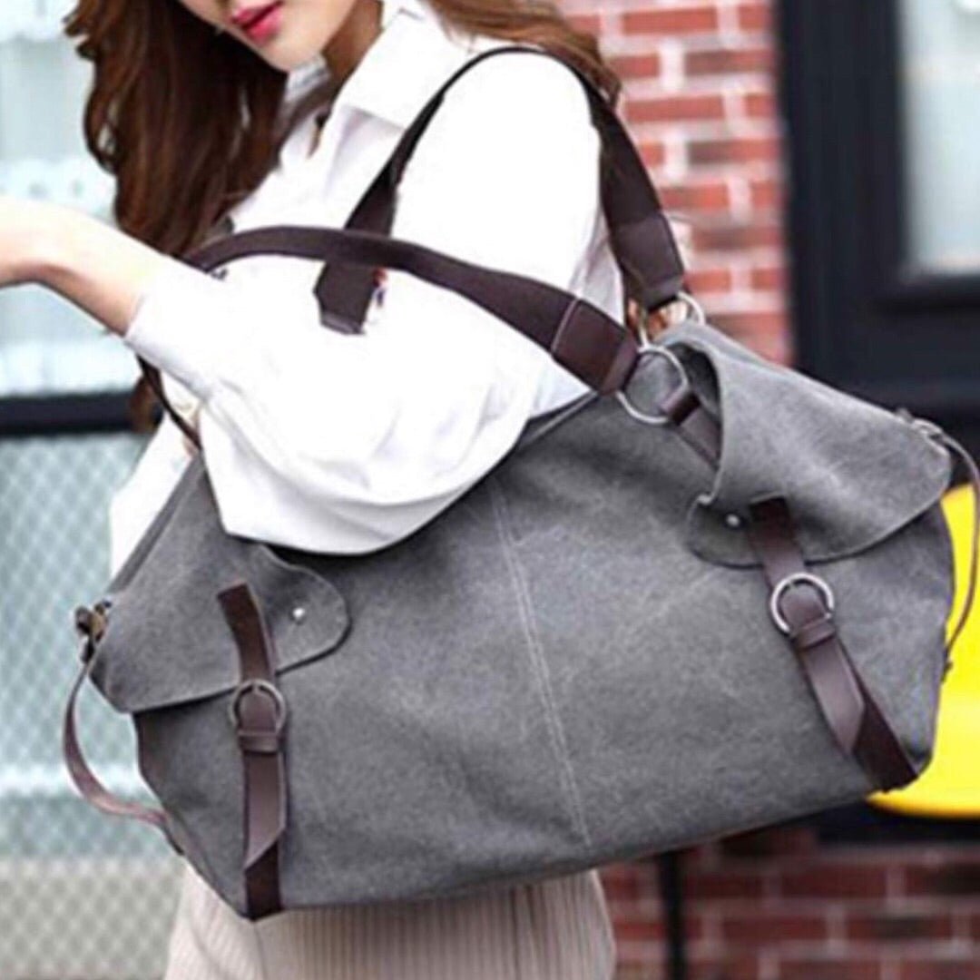 AnBeck dames handtas canvas schoudertas (2 kleuropties)