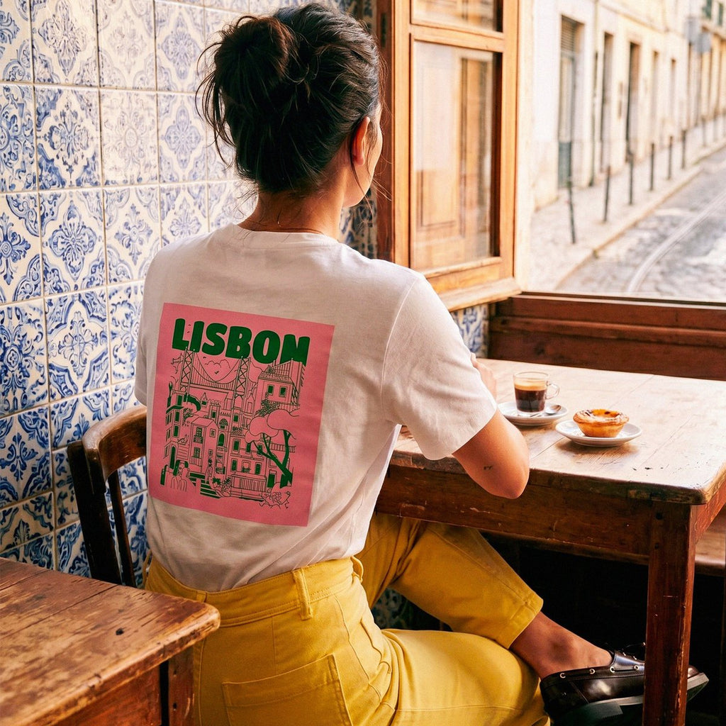 Wit Lissabon T-shirt