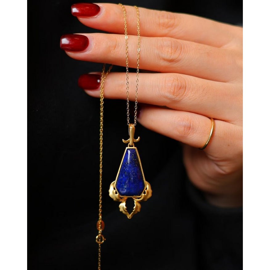 Koninklijk wapen Lapis Lazuli hanger ketting