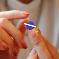 Modernistische Lapis Lazuli-ring