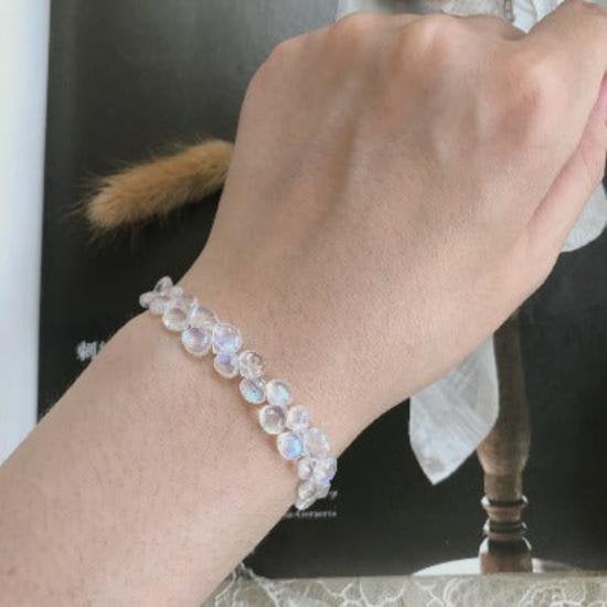 Sri Lankaanse Maansteen Teardrop Armband