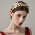 Griekse godin gouden bladeren hoofdband