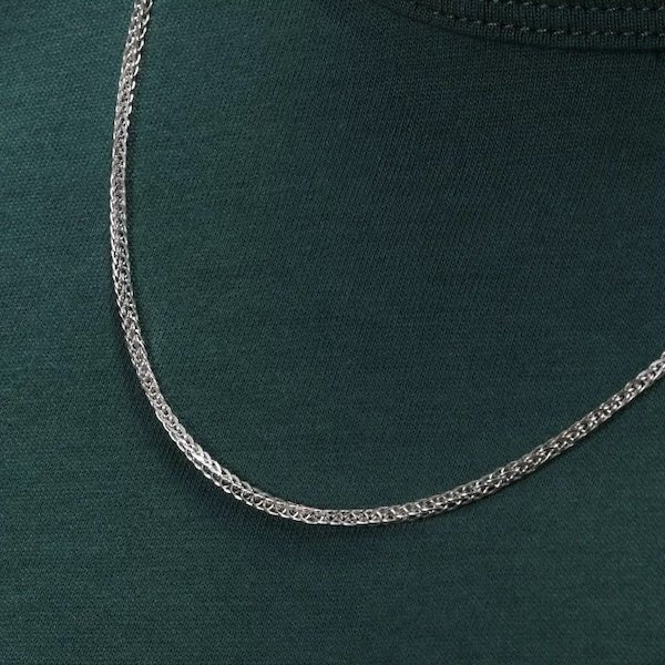 Unisex vossenstaartketting - 2,5 mm breed