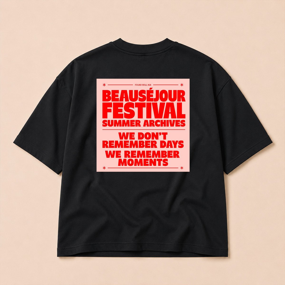 T-shirt Boxy Zomerarchief
