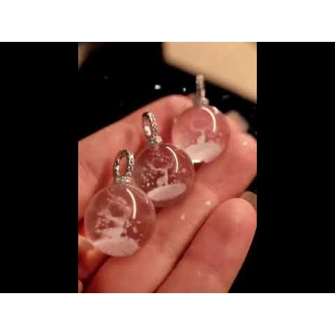 Helder kwarts rendieren ketting
