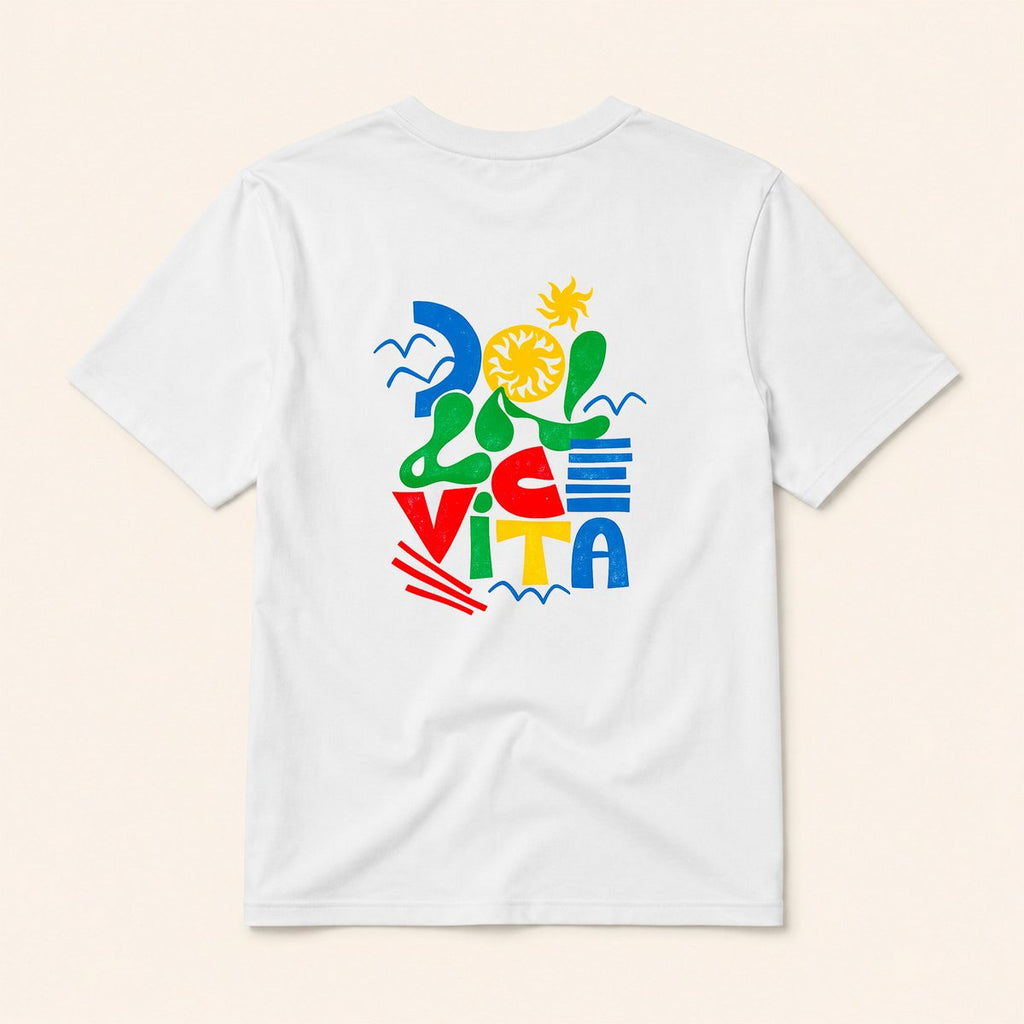 Kleurrijk Dolce Vita-T-shirt