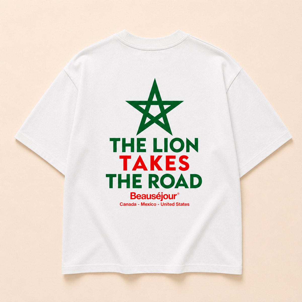 T-shirt Marokko — Beauséjour WK 2026