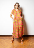 Abito lungo in puro cotone - KRISHA017-0