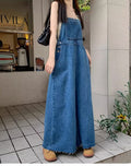 Mira Denim Maxi Dress