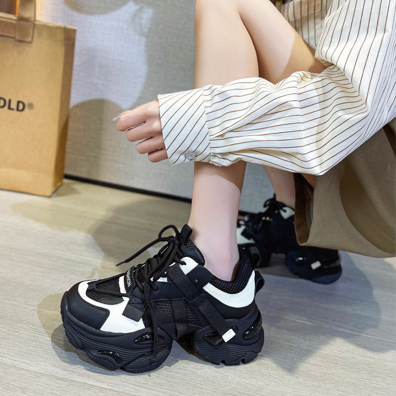 Livia Mesh Platform Sneakers