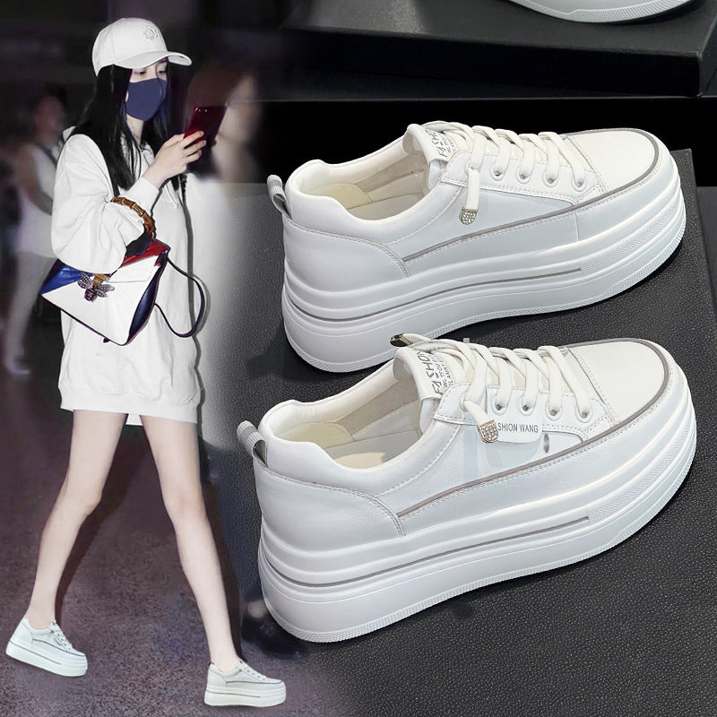 Livia White Platform Sneakers