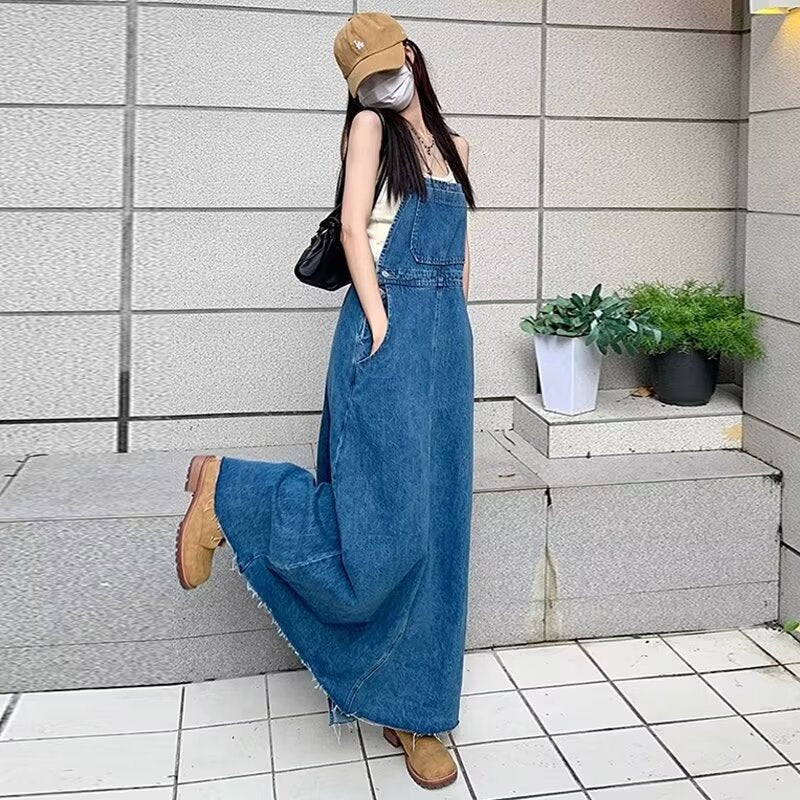 Mira Denim Maxi Dress