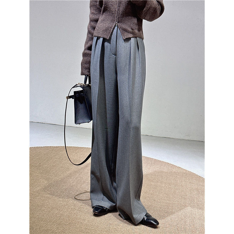 Camille Wide-Leg Tailored Trousers