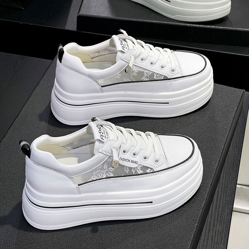Livia White Platform Sneakers