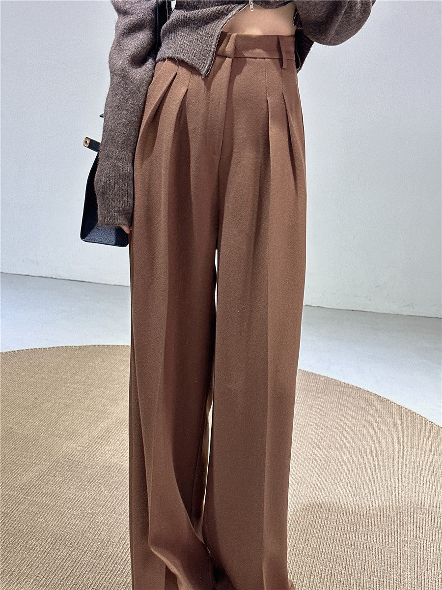 Camille Wide-Leg Tailored Trousers