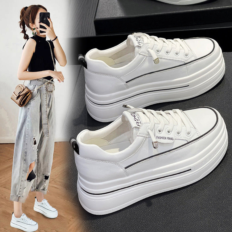 Livia White Platform Sneakers