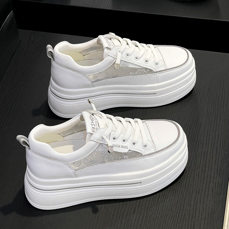 Livia White Platform Sneakers