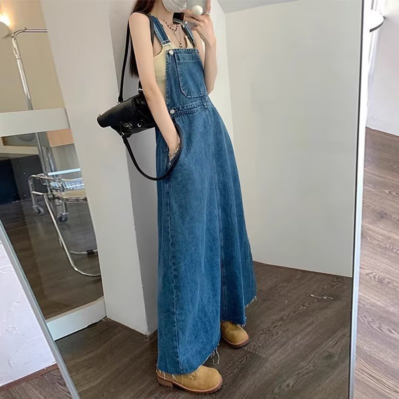 Mira Denim Maxi Dress