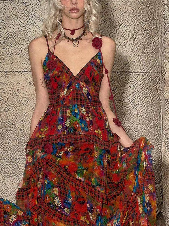 Elara Floral Maxi Dress