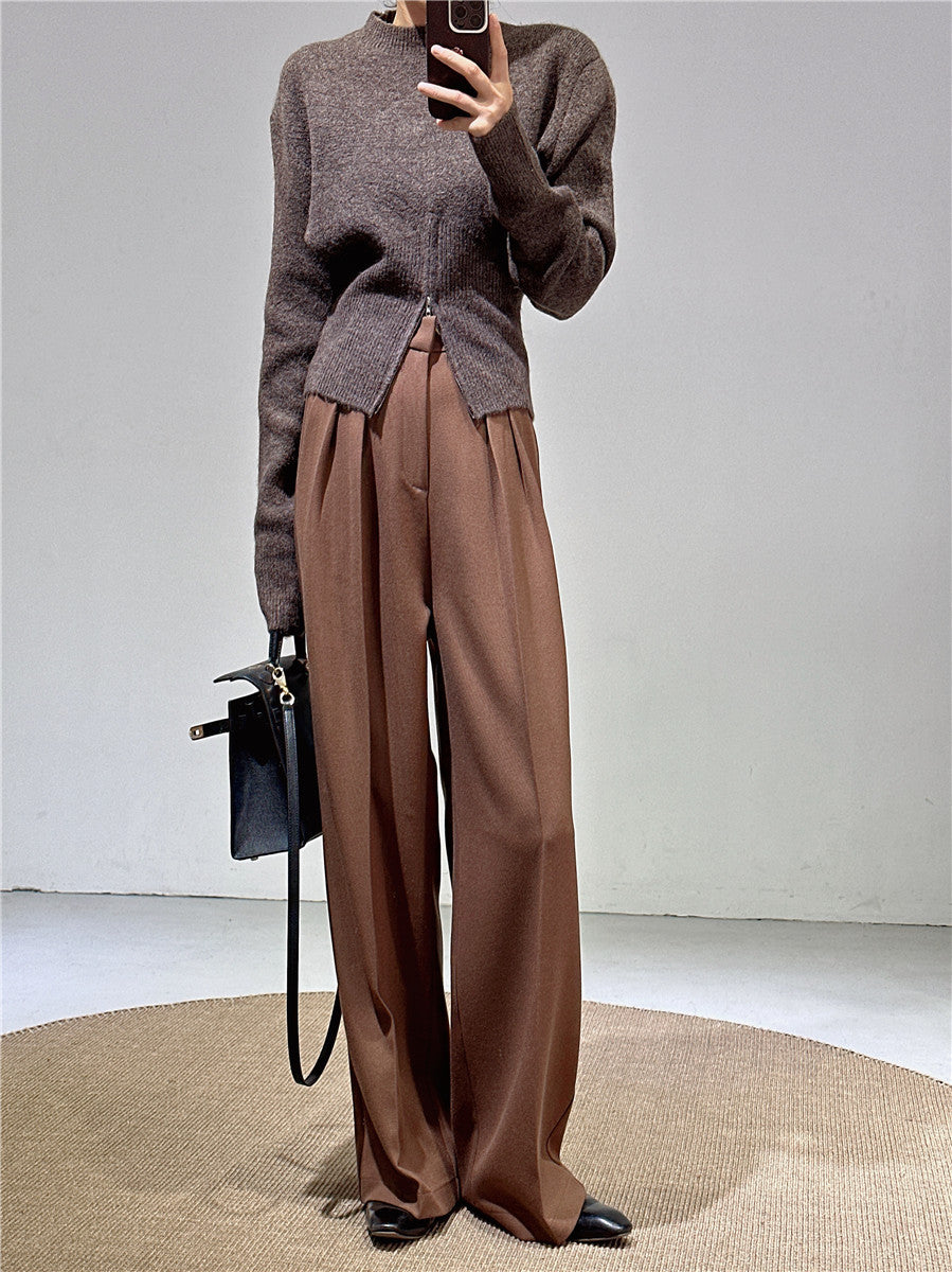 Camille Wide-Leg Tailored Trousers