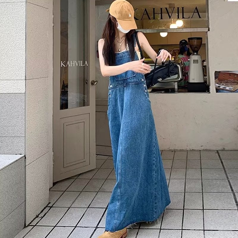 Mira Denim Maxi Dress