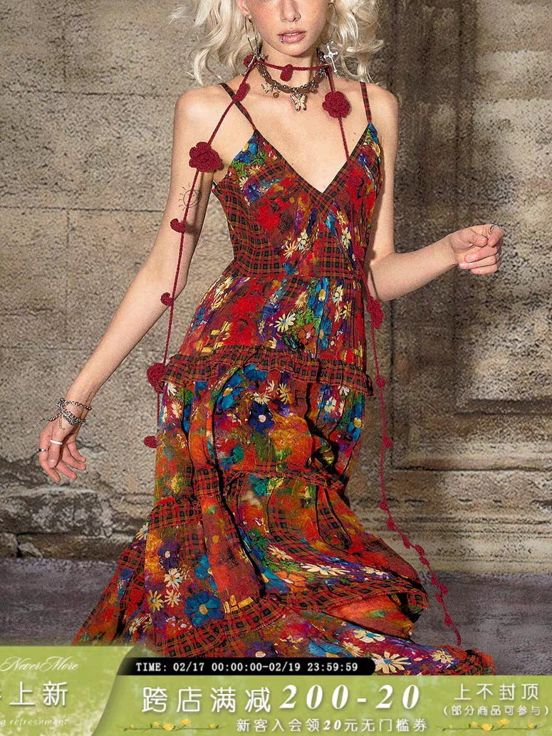 Elara Floral Maxi Dress