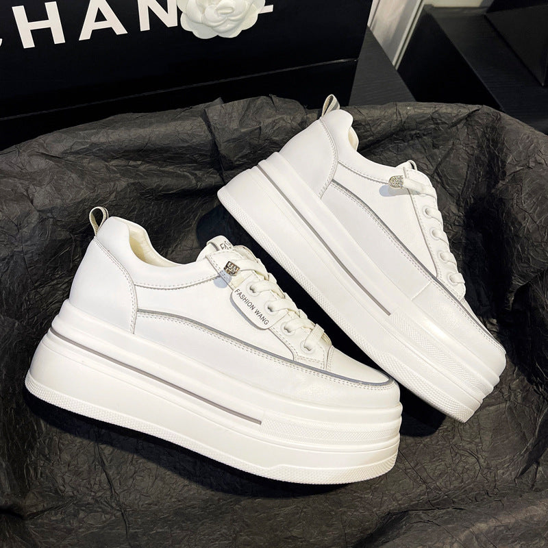 Livia White Platform Sneakers