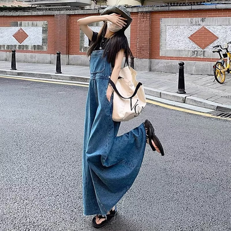 Mira Denim Maxi Dress