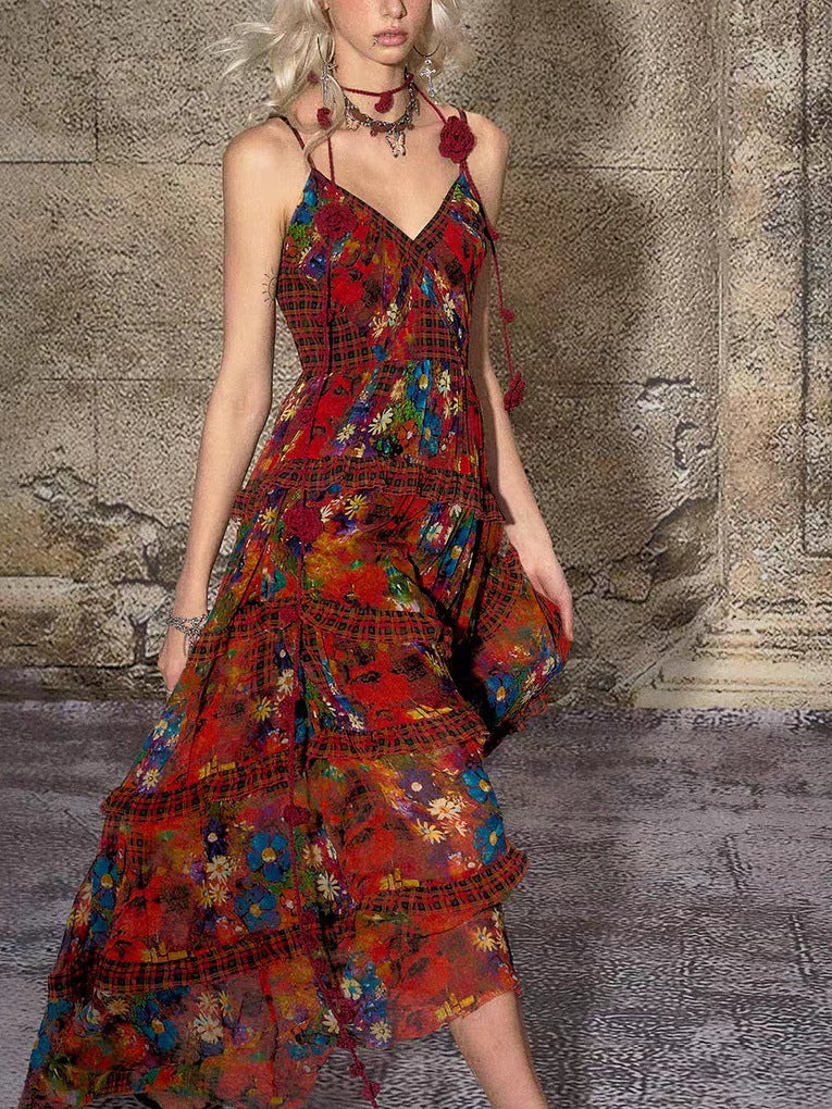 Elara Floral Maxi Dress