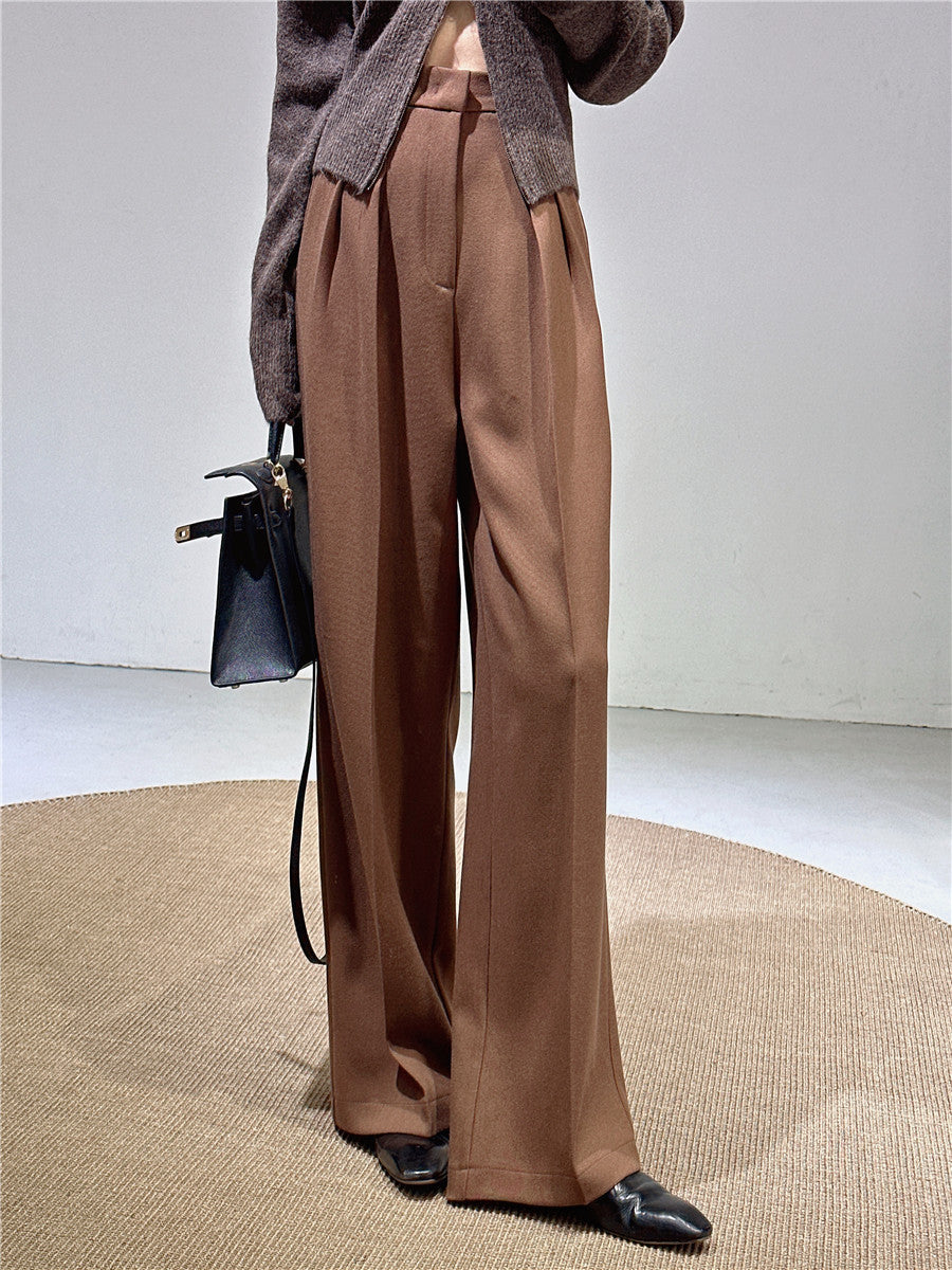 Camille Wide-Leg Tailored Trousers