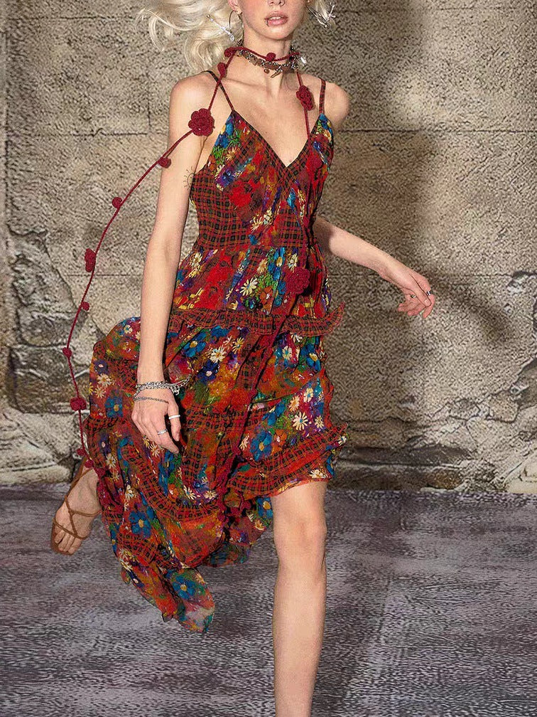 Elara Floral Maxi Dress