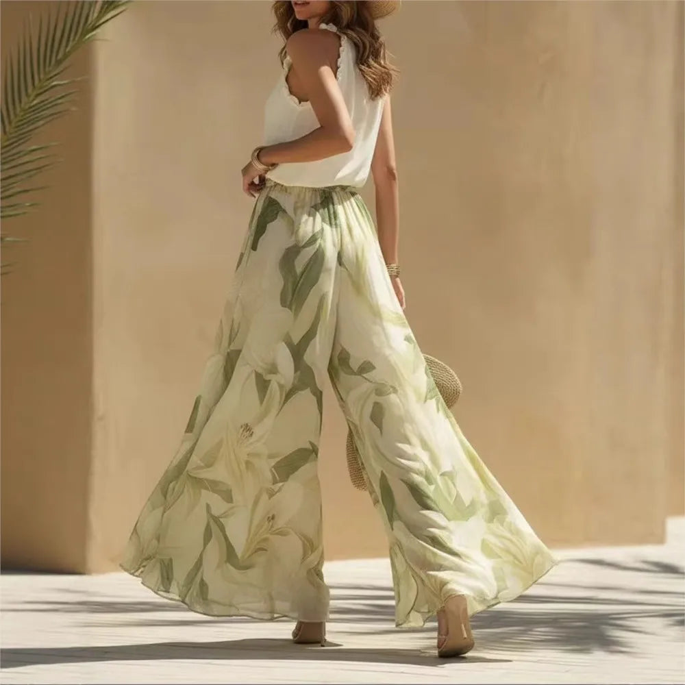 Luna Botanical Maxi Dress
