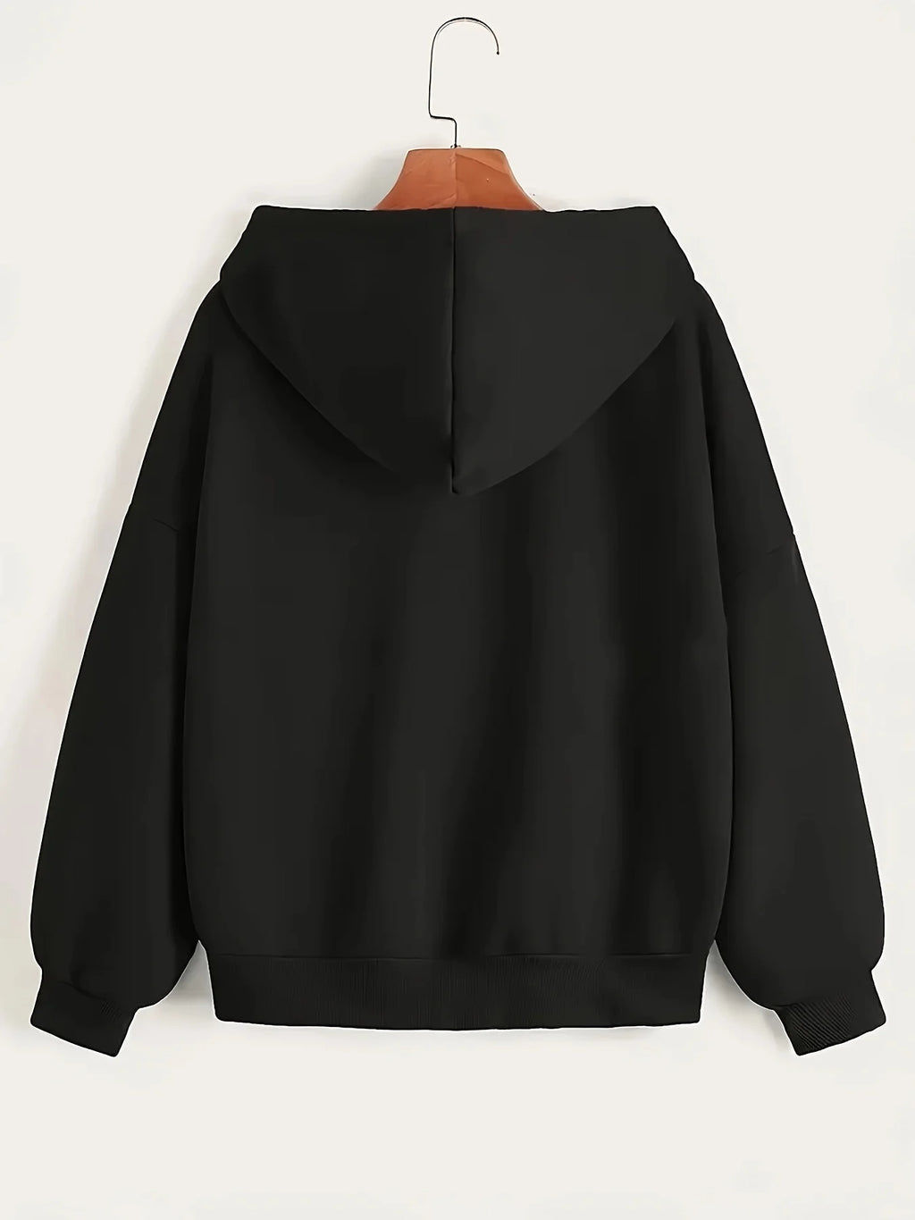 Women's double-sided floral print lightweight jacket - casual hooded zipper pocket jacket, suitable for spring and autumn