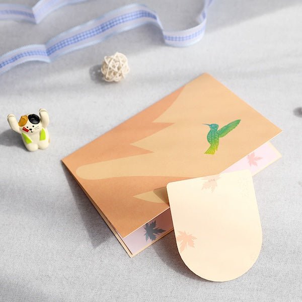 Betoverde kolibrie pop-up wenskaart