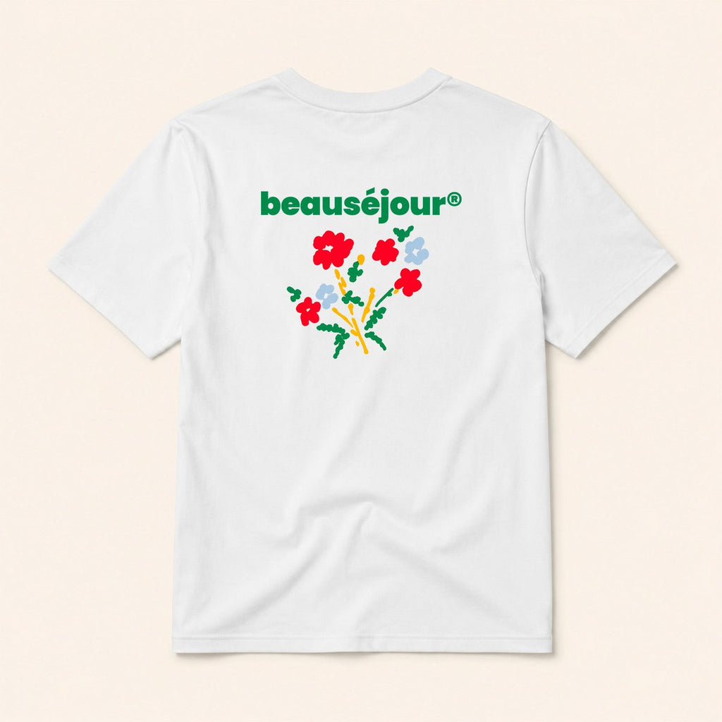 T-shirt fleur.