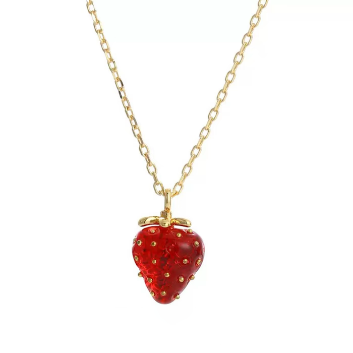 Zoete Aardbei Sieraden Set