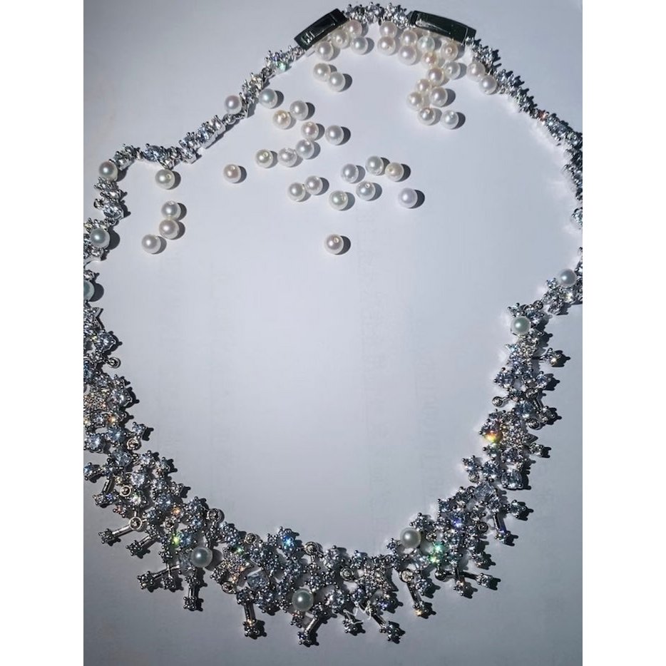Starlight parel bruids sieraden set