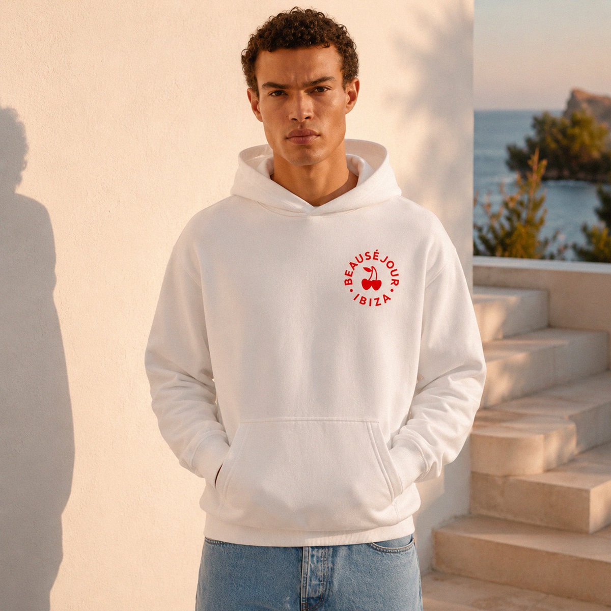 Ibiza Circle-hoodie voor heren