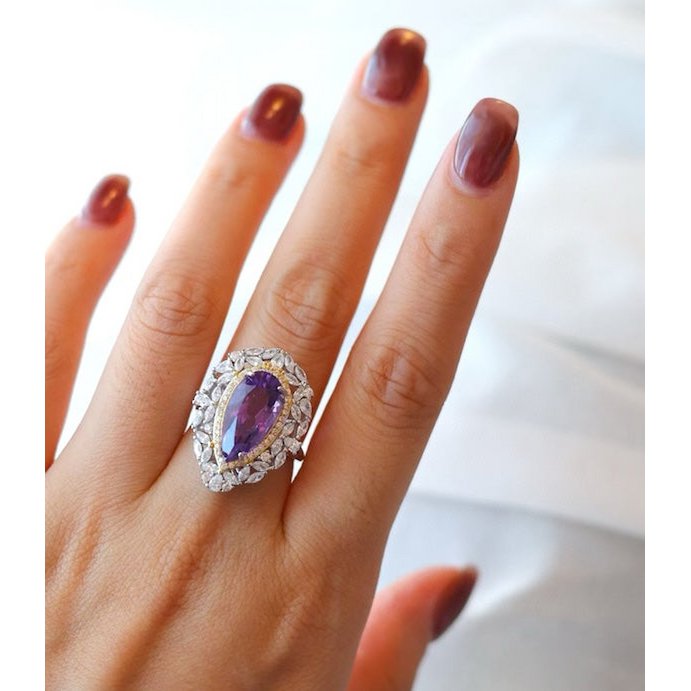 Amethist hertogin ring