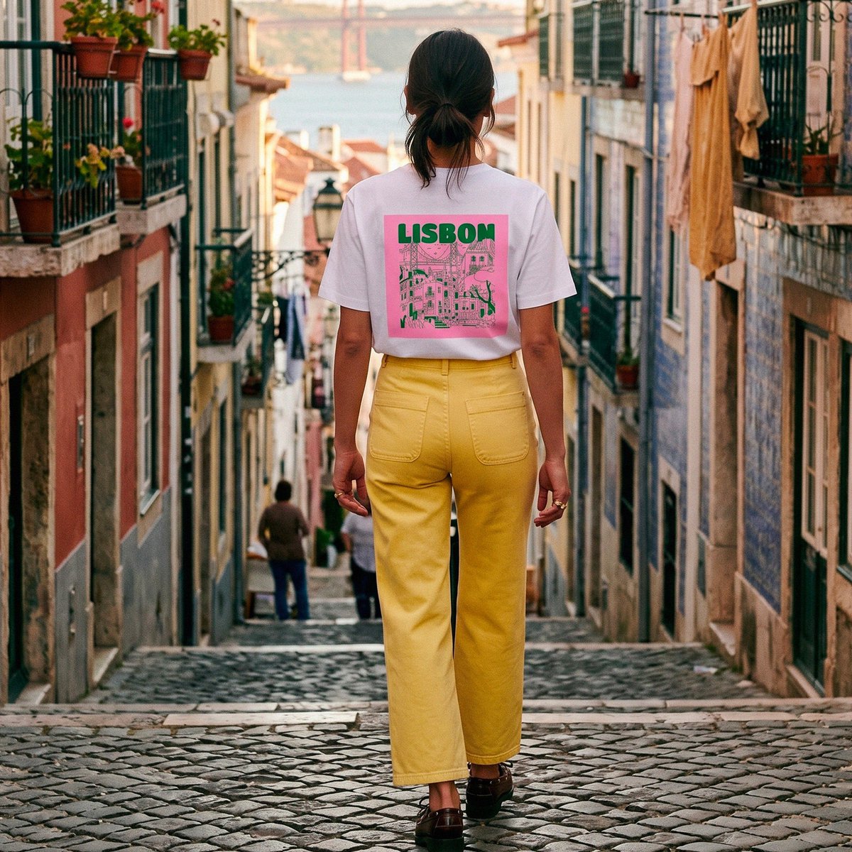 Wit Lissabon T-shirt