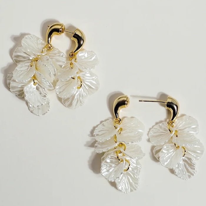 Elegante zeemeerminstaart statement oorbellen
