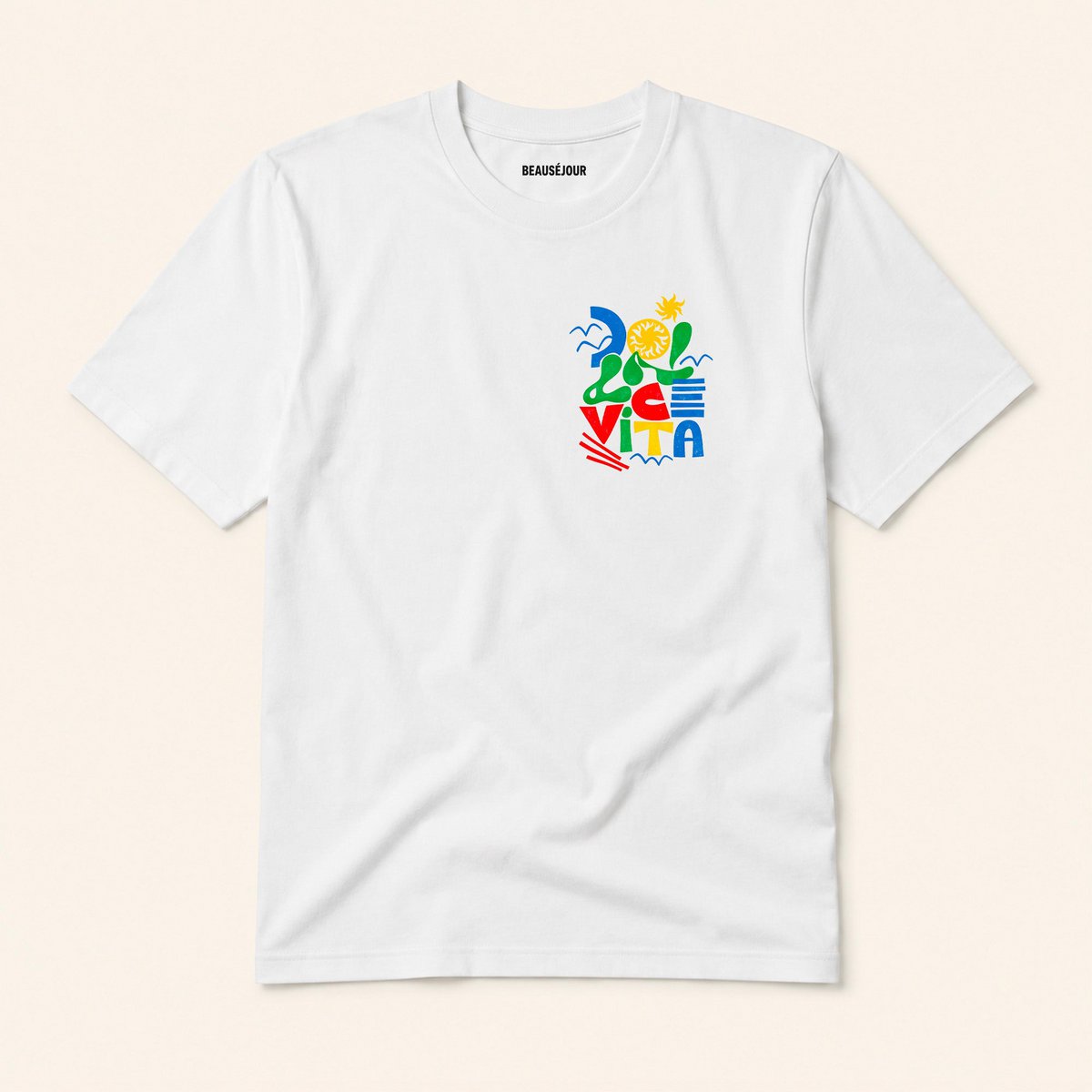 Kleurrijk Dolce Vita-T-shirt