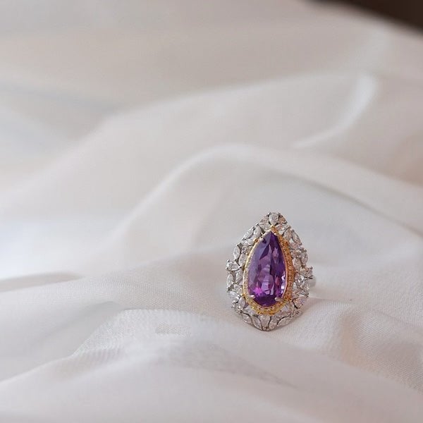 Amethist hertogin ring